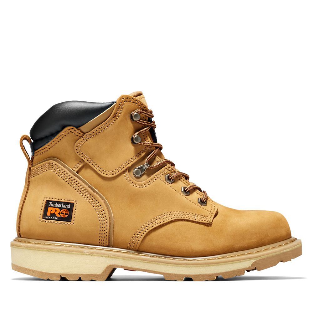 Botas de Trabajo Masculino - Timberland Pro® Pit Boss 6" Soft Toe - GEPOY8063 - Marrom